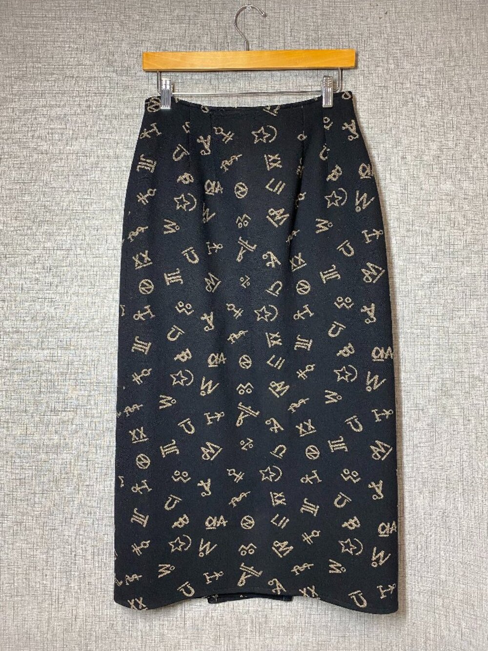 Knockabouts by Pendleton Vintage wool wrap maxi skirt in Cattle Brand Zodiac